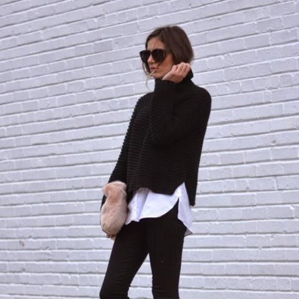 ISO black sweater